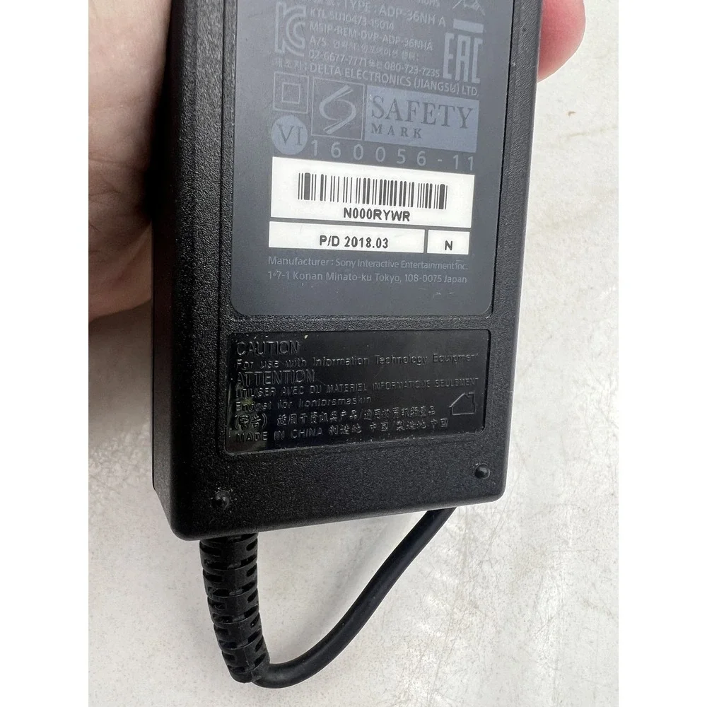 Sony AC Adapter CUH-ZAC1 Power Supply ADP-36NH A 12V 3A Genuine OEM PlayStation